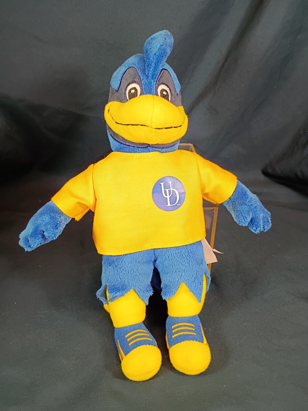 University of Delaware YoUDee Blue Plush 12” UD Yellow Shirt